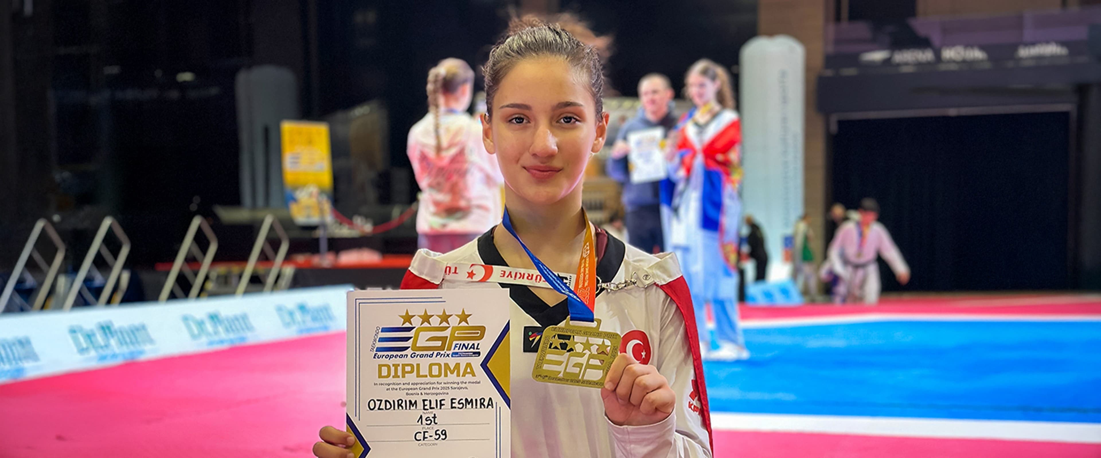 Öğrencimiz Elif Esmira Özdirim Avrupa Şampiyonu